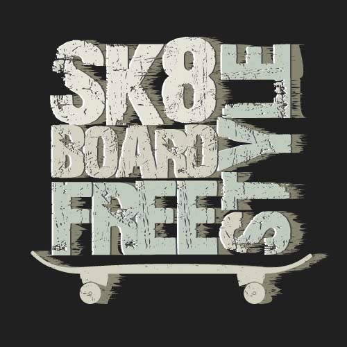 Sk8 Board Free Style Reclame en Borduurstudio An Zuidbroek