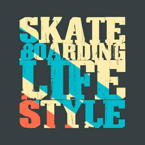 Skate Boarding Life Style - Reclame en Borduurstudio An Zuidbroek