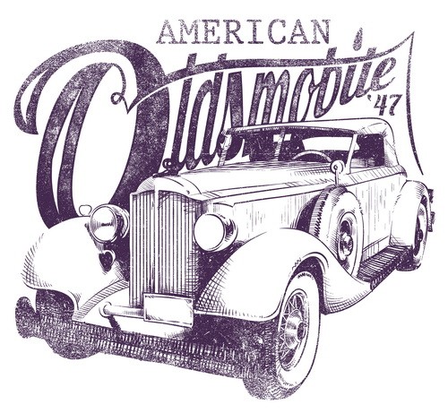 American Oldsmobile Reclame en Borduurstudio An Zuidbroek