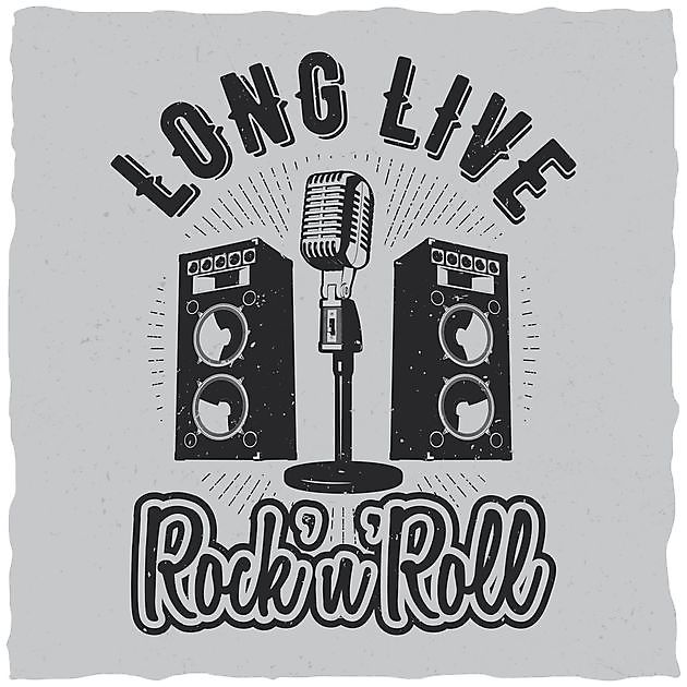 Long Live Rock_n Roll - Reclame en Borduurstudio An Zuidbroek