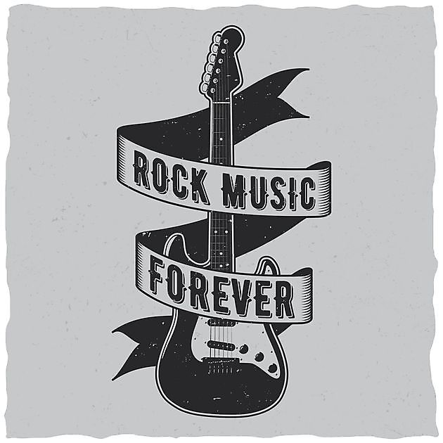 Rock Music Forever - Reclame en Borduurstudio An Zuidbroek