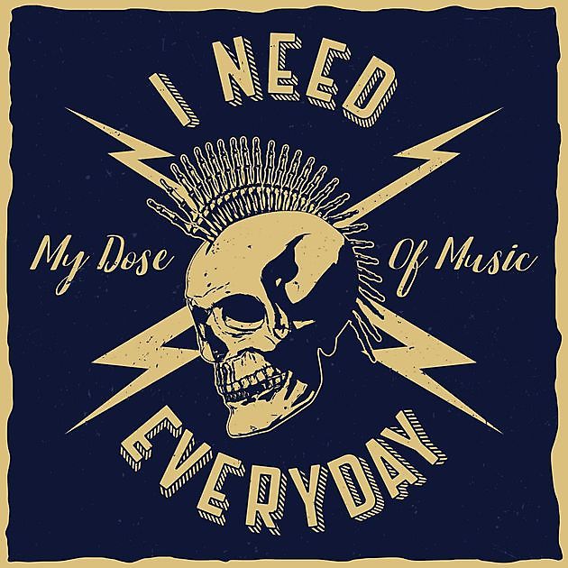 I Need Music Everday - Reclame en Borduurstudio An Zuidbroek