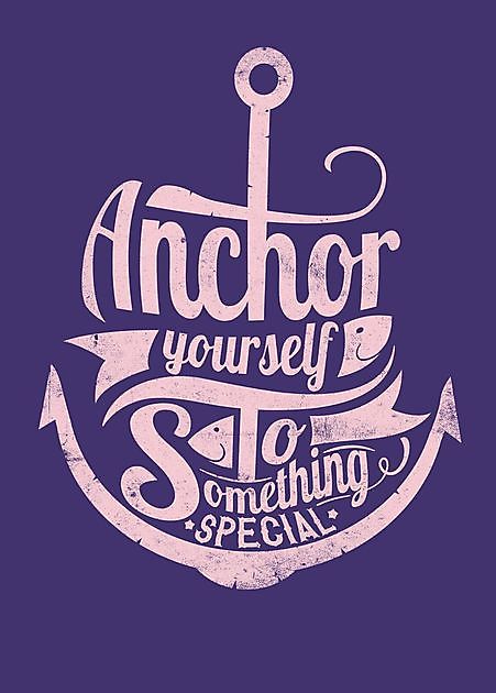 Anchor Yourself O Something Special - Reclame en Borduurstudio An Zuidbroek