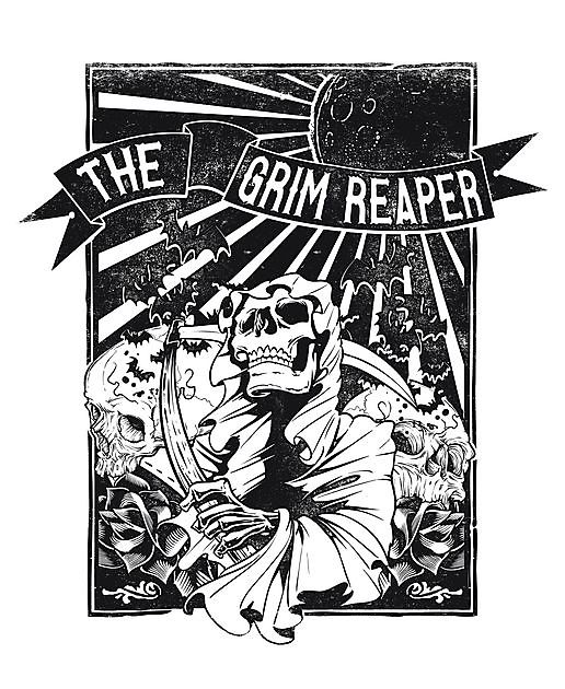 The Grim Reaper Reclame en Borduurstudio An Zuidbroek