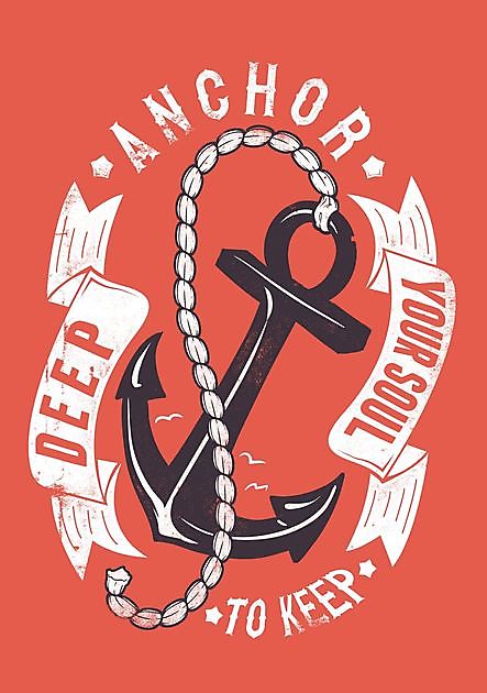 Deep Anchor Yours Soul to Keep Reclame en Borduurstudio An Zuidbroek