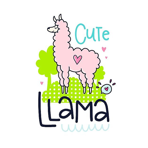 Cute Lama - Reclame en Borduurstudio An Zuidbroek