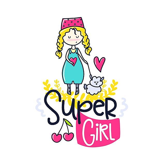 Super Girl - Reclame en Borduurstudio An Zuidbroek