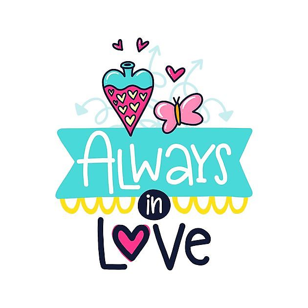 Always In Love - Reclame en Borduurstudio An Zuidbroek
