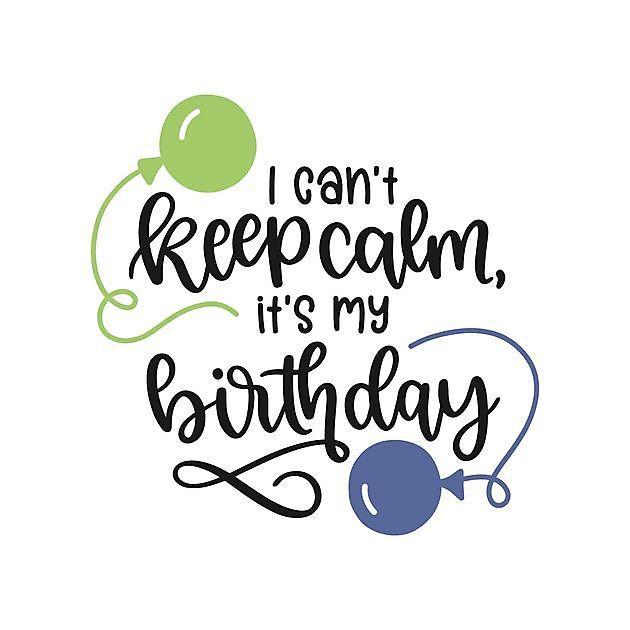 I Cant Keep Calm Its My Birthday Reclame en Borduurstudio An Zuidbroek