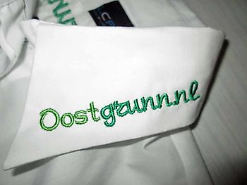 Borduren van kleding, mutsen en caps/petten Reclame en Borduurstudio An Zuidbroek