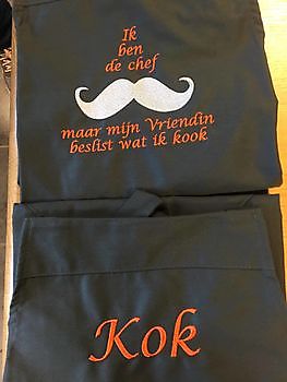 Geborduurde geschenken, afscheidskadootjes en kraamkadootjes Reclame en Borduurstudio An Zuidbroek