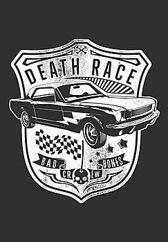 Death race - Borduurstudio An Zuidbroek