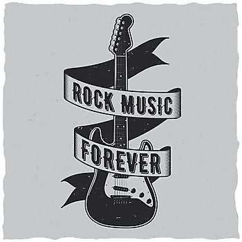 Rock Music Forever - Borduurstudio An Zuidbroek