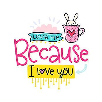 Love Me Because I Love You Borduurstudio An Zuidbroek