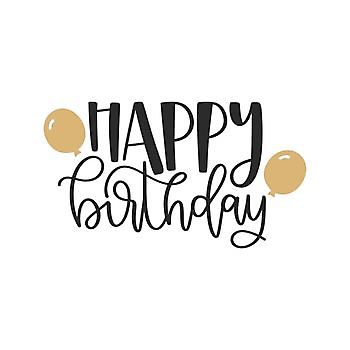 Happy Birthday - Borduurstudio An Zuidbroek